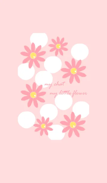 [LINE着せ替え] My chat my little flower 14の画像1