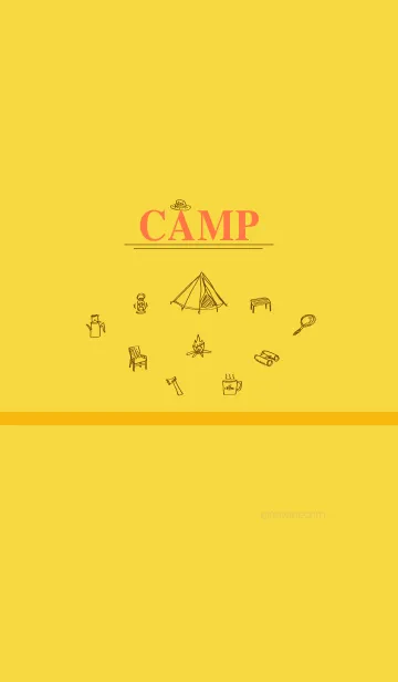 [LINE着せ替え] CAMP jaune brillanの画像1