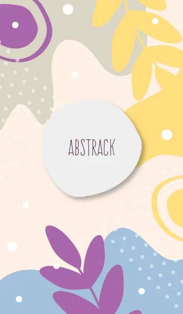 [LINE着せ替え] Simple & Cute Abstrack Hand Drawn 3の画像1