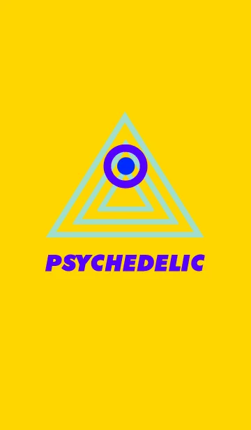 [LINE着せ替え] サイケデリック トライアングル 54の画像1