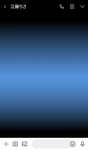 [LINE着せ替え] BEAUTY BLUE ICON THEME -MEKYM-の画像3