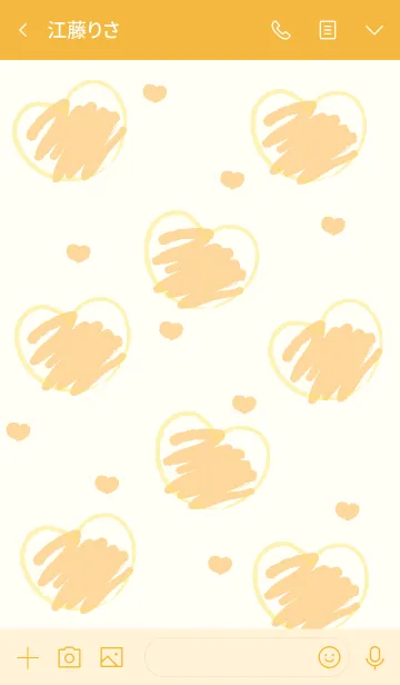 [LINE着せ替え] Sweet mini heart new version 14の画像3