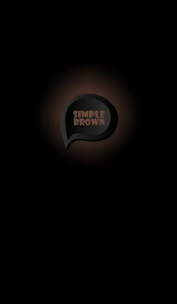 [LINE着せ替え] Brown Button In Black (jp)の画像1