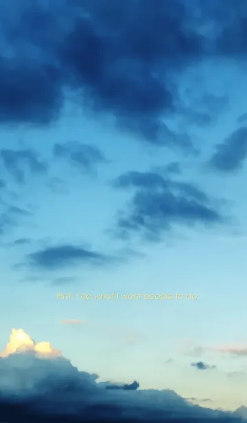 [LINE着せ替え] 人にして欲しいことを、まずは自分がする。の画像1