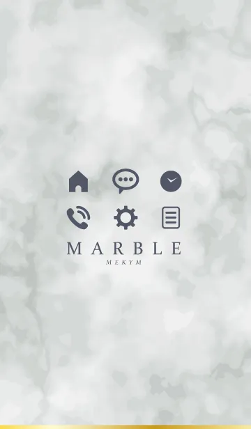 [LINE着せ替え] MARBLE -SIMPLE MONOTONE- 19の画像1