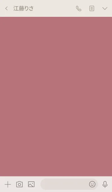 [LINE着せ替え] しんぷる / くすみぴんくの画像3