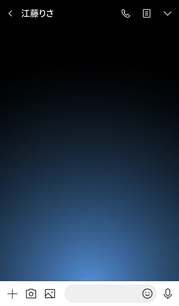 [LINE着せ替え] BEAUTY BLUE LIGHT. -MEKYM-の画像3