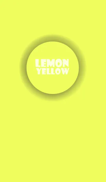 [LINE着せ替え] Love Lemon Yellow Button V.2 (jp)の画像1