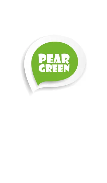 [LINE着せ替え] Pear Green Button In White (jp)の画像1