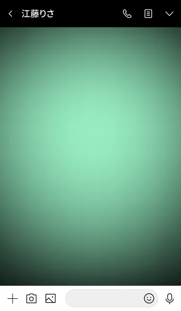 [LINE着せ替え] Mint Green In Black Vr.4 (jp)の画像3