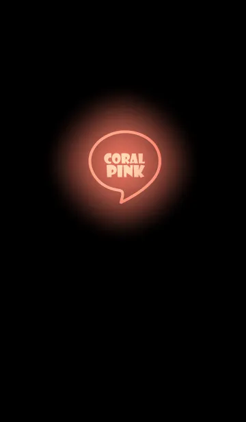 [LINE着せ替え] Coral Pink Neon Theme Vr.4 (jp)の画像1