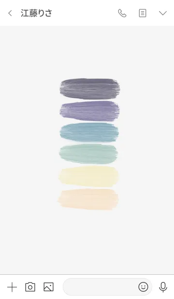 [LINE着せ替え] カラーパレット *青系パレットの画像3