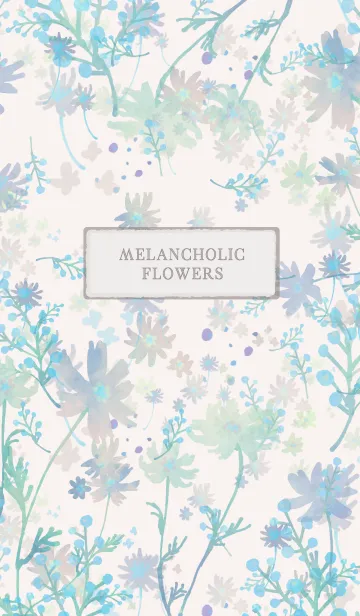 [LINE着せ替え] Melancholic Flowersの画像1
