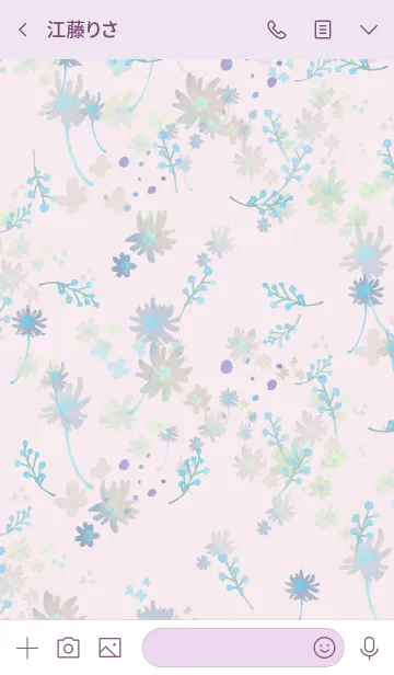 [LINE着せ替え] Melancholic Flowersの画像3