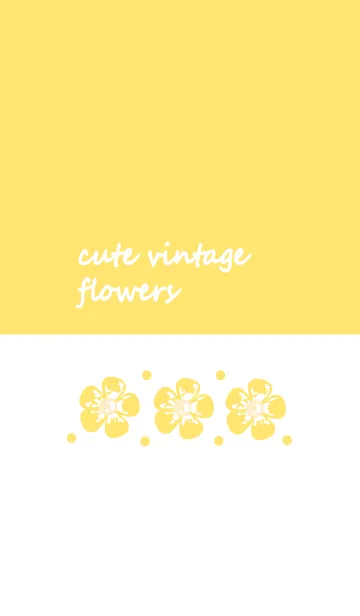 [LINE着せ替え] Cute vintage flower 25 :)の画像1