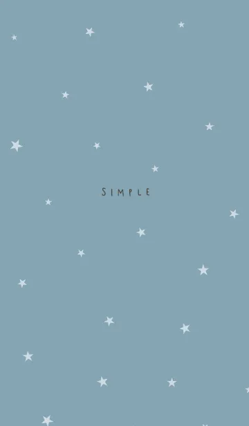 [LINE着せ替え] ブルーベージュと星。の画像1