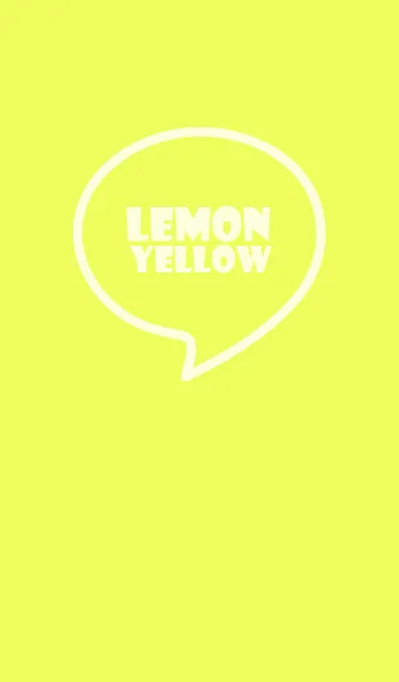 [LINE着せ替え] Love Lemon Yellow Vr.4 (jp)の画像1