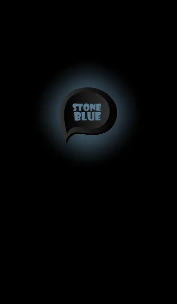 [LINE着せ替え] Stone Blue Button In Black (jp)の画像1