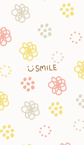 [LINE着せ替え] 手書き お花 時々水玉29の画像1