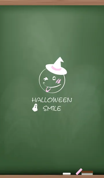 [LINE着せ替え] Black Board Halloween Smile.の画像1