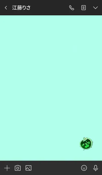 [LINE着せ替え] Simple cheerful apple 10の画像3