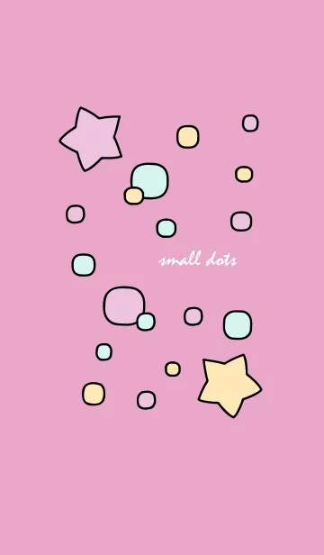 [LINE着せ替え] Small colorful dots 51の画像1