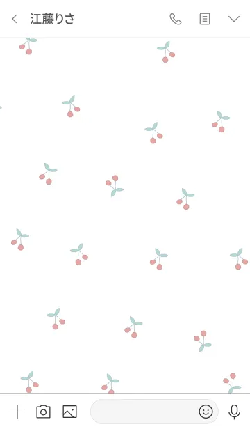 [LINE着せ替え] さくらんぼ / redの画像3