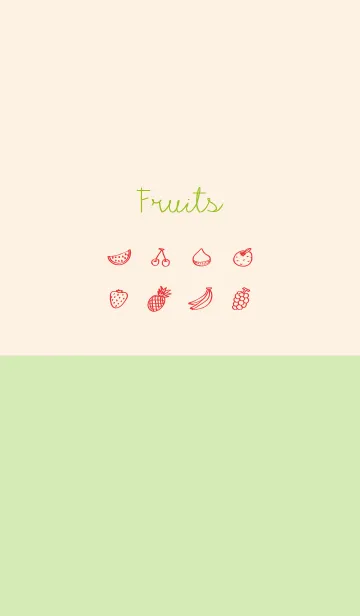 [LINE着せ替え] Fruits apple redの画像1