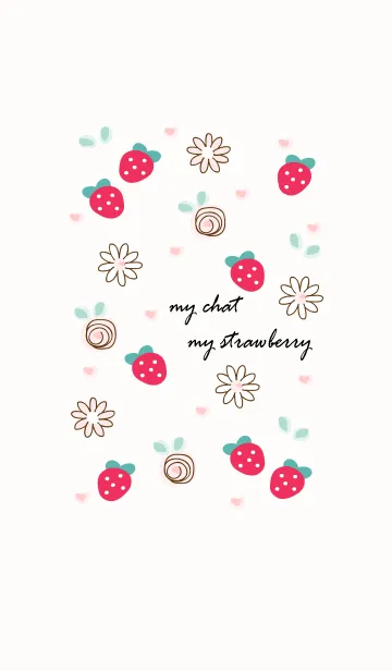 [LINE着せ替え] My chat my strawberry 6の画像1