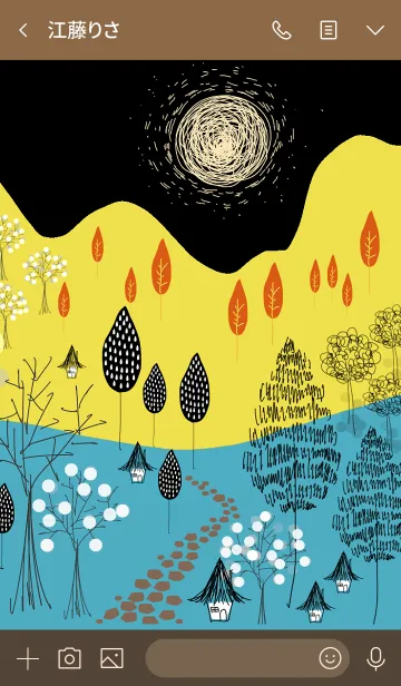 [LINE着せ替え] 個性的な北欧の森の世界への画像3