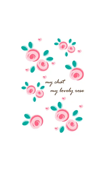 [LINE着せ替え] My chat my lovely rose 7の画像1