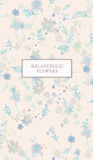 [LINE着せ替え] Melancholic Flowers 4の画像1