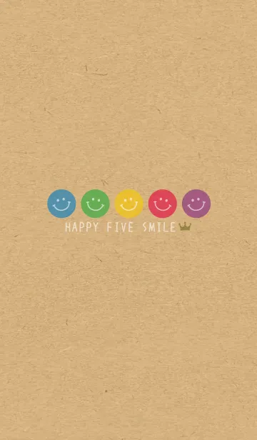 [LINE着せ替え] HAPPY FIVE SMILE -CROWN- 14の画像1
