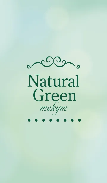 Natural Green. 25 -MEKYM-の着せ替えメイン画像