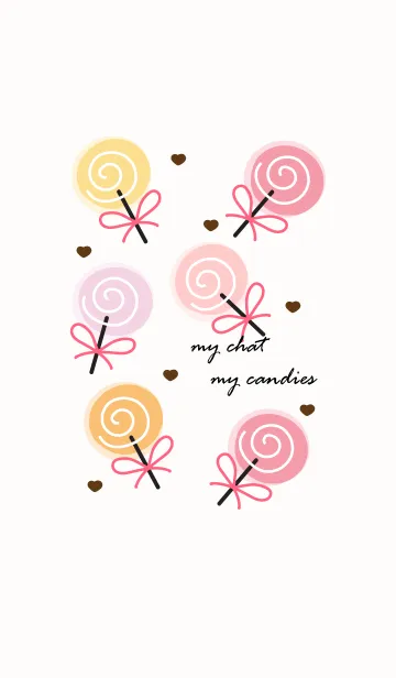 [LINE着せ替え] lovely colorful candy 39の画像1