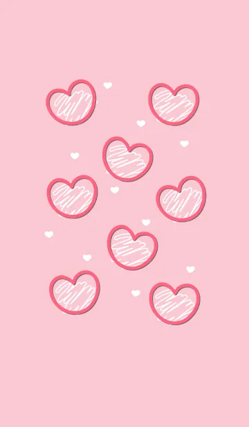 [LINE着せ替え] Sweet mini heart 71の画像1