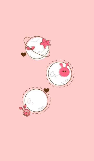 [LINE着せ替え] Lovely pastel planet 36 :)の画像1