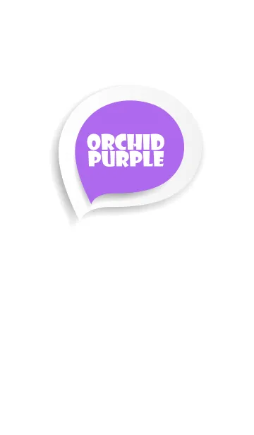 [LINE着せ替え] Orchid Purple Button In White (jp)の画像1