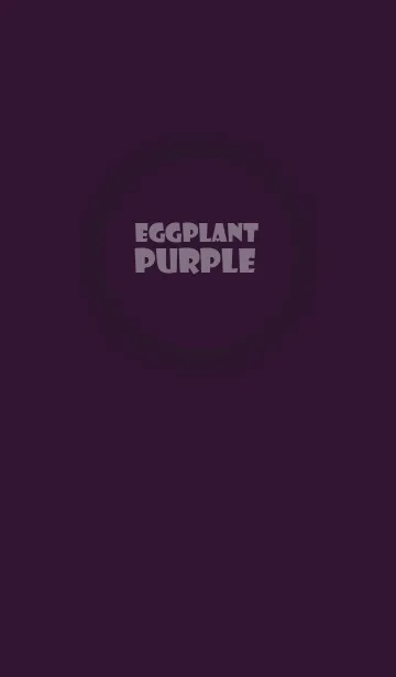 [LINE着せ替え] Love Eggplant Purple Button V.2 (jp)の画像1