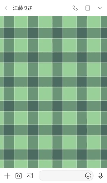 [LINE着せ替え] Simple check heart.の画像3