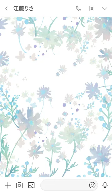 [LINE着せ替え] Melancholic Flowers 5の画像3