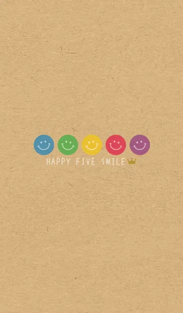 [LINE着せ替え] HAPPY FIVE SMILE -CROWN- 15の画像1