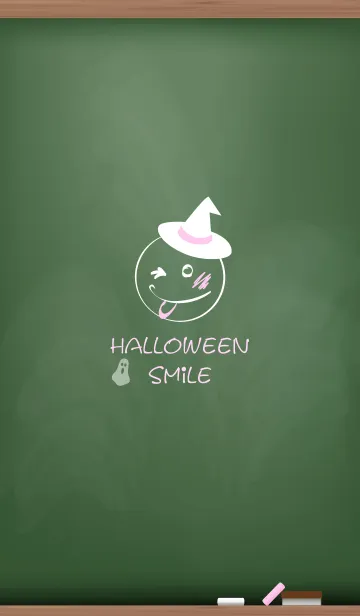 [LINE着せ替え] Black Board Halloween Smile 3.の画像1