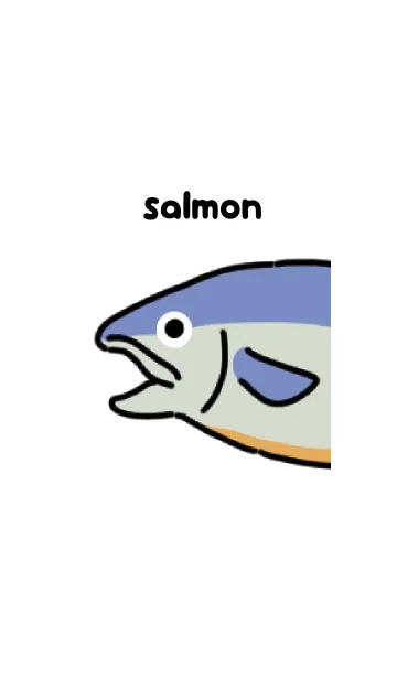 [LINE着せ替え] ぴちぴちサケの画像1