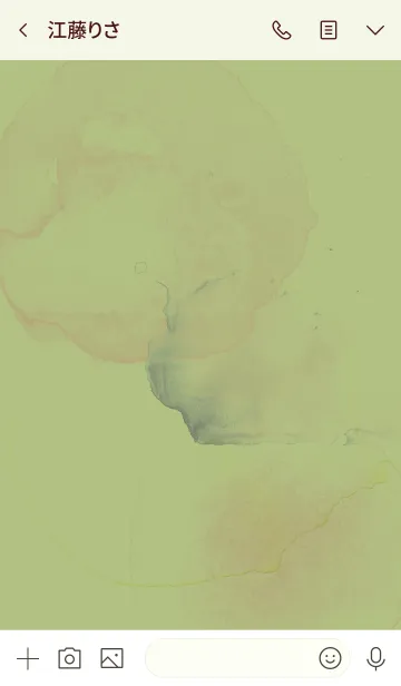 [LINE着せ替え] 黄緑 : ペールトーンの着せ替えの画像3