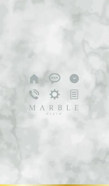 [LINE着せ替え] MARBLE -SIMPLE MONOTONE- 20の画像1