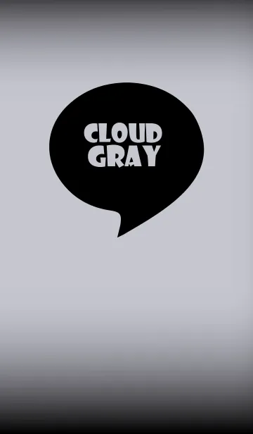 [LINE着せ替え] Cloud Gray & Black Vr.4 (jp)の画像1