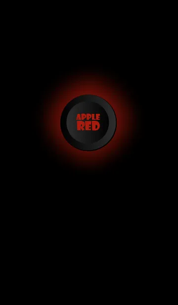 [LINE着せ替え] Apple Red Button In Black V.2 (jp)の画像1
