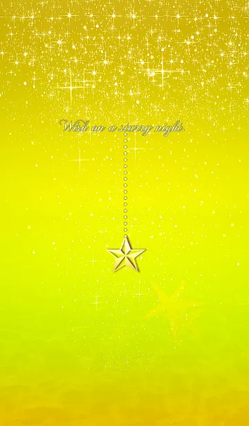 [LINE着せ替え] 星の降る夜に＊28*イエロー*の画像1