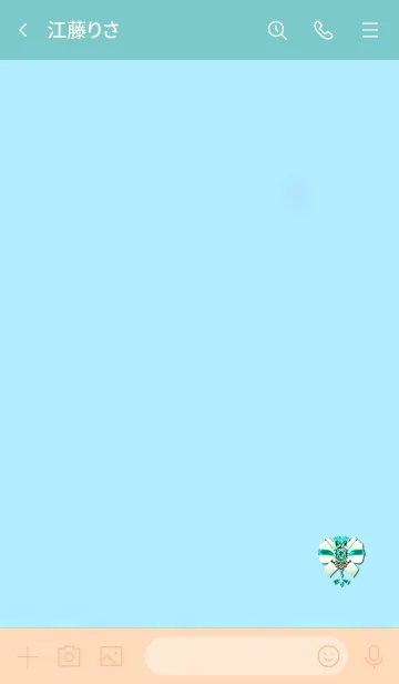 [LINE着せ替え] Simple ribbon 10000014の画像3